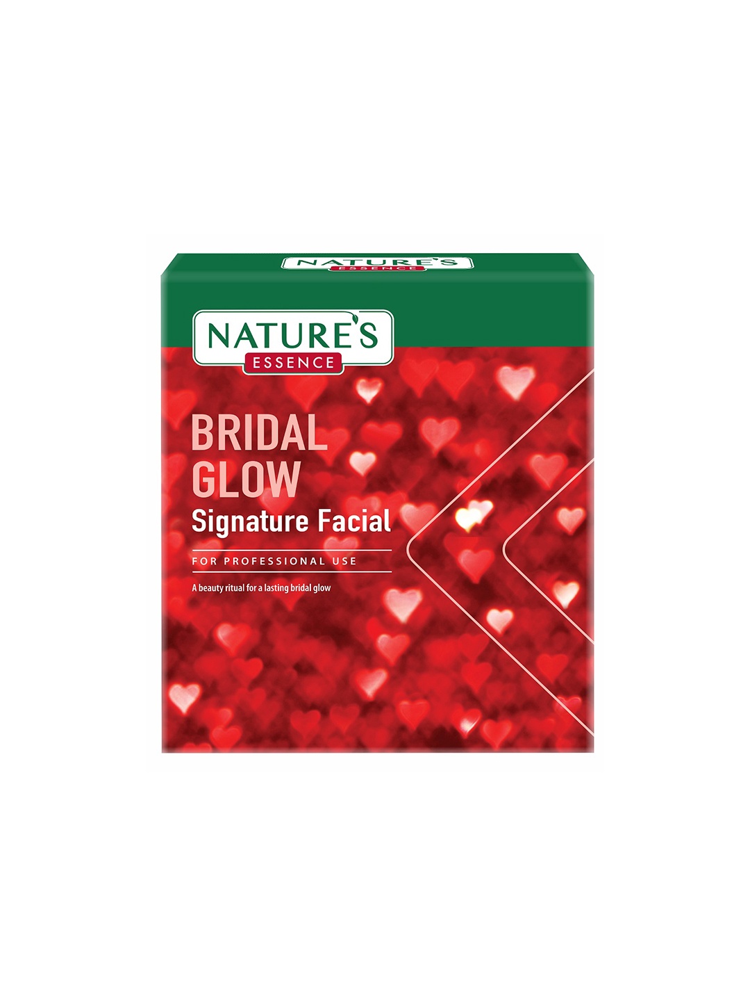 

Natures Essence Bridal Glow Signature Facial Kit for Single Use - 65g + 30ml, Red