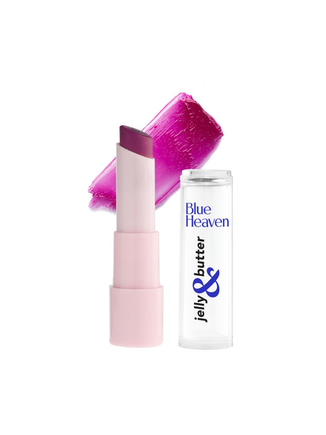 

Blue Heaven Jelly & Butter Hydrating Lip Balm with Shea Butter & Vitamin E - Plum Kiss 3 g, Purple