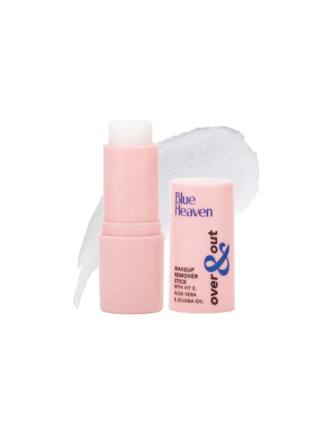 

Blue Heaven Over & Out Makeup Remover Stick with Vitamin E & Aloe Vera - 8.5g, Pink