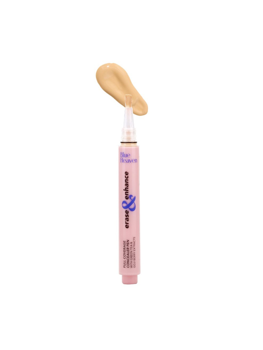 

Blue Heaven Erase & Enhance Full Coverage Concealer Pen with Green Tea 2 ml - Vanilla, Nude