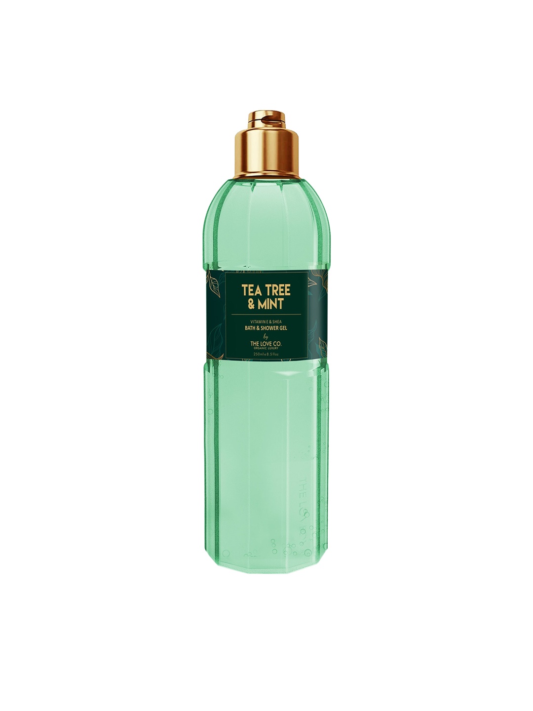 

THE LOVE CO. Tea Tree & Mint Vitamin E Shea Bath Shower Wash 250ml, Green
