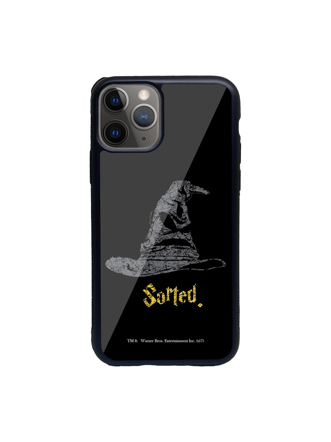 

macmerise Black Printed Sorting Hat iPhone 11 Pro Back Case