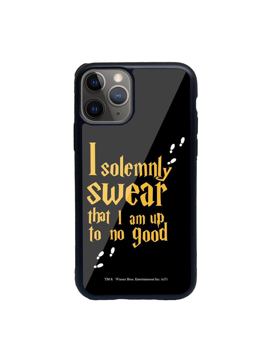 

macmerise Black & Yellow Solemnly Swear iPhone 11 Pro Max Back Case
