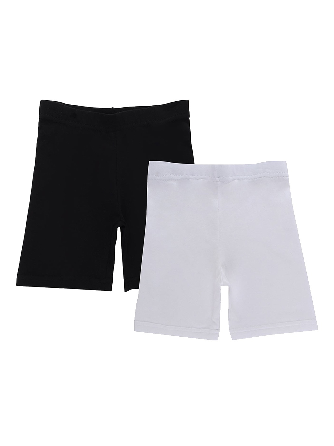 

Bodycare Kids Pack Of 2 Girls Cotton Shorts, Black