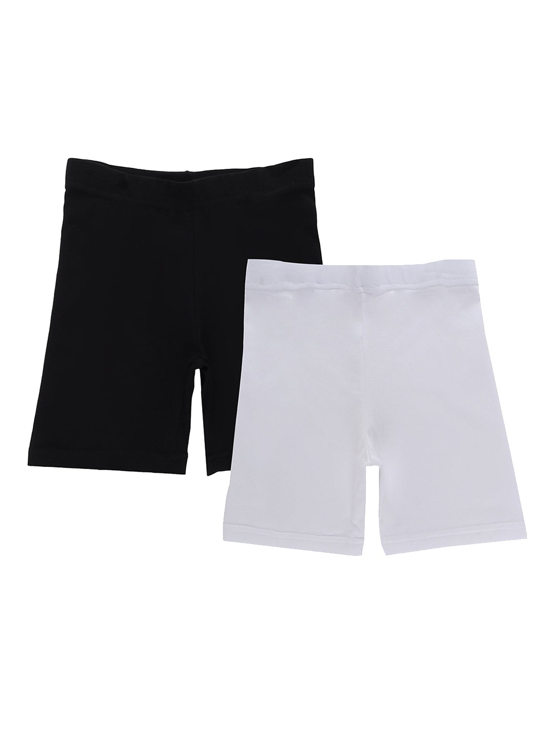 

Bodycare Kids Girls Pack of 2 Black & White Shorts