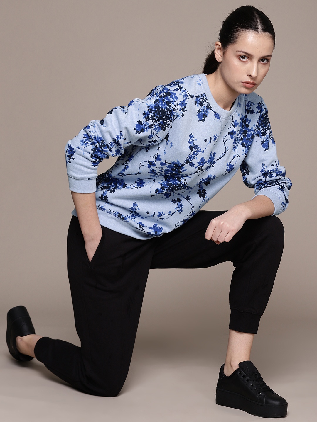 

Macy's Karen Scott Women Printed Sweatshirt, Blue