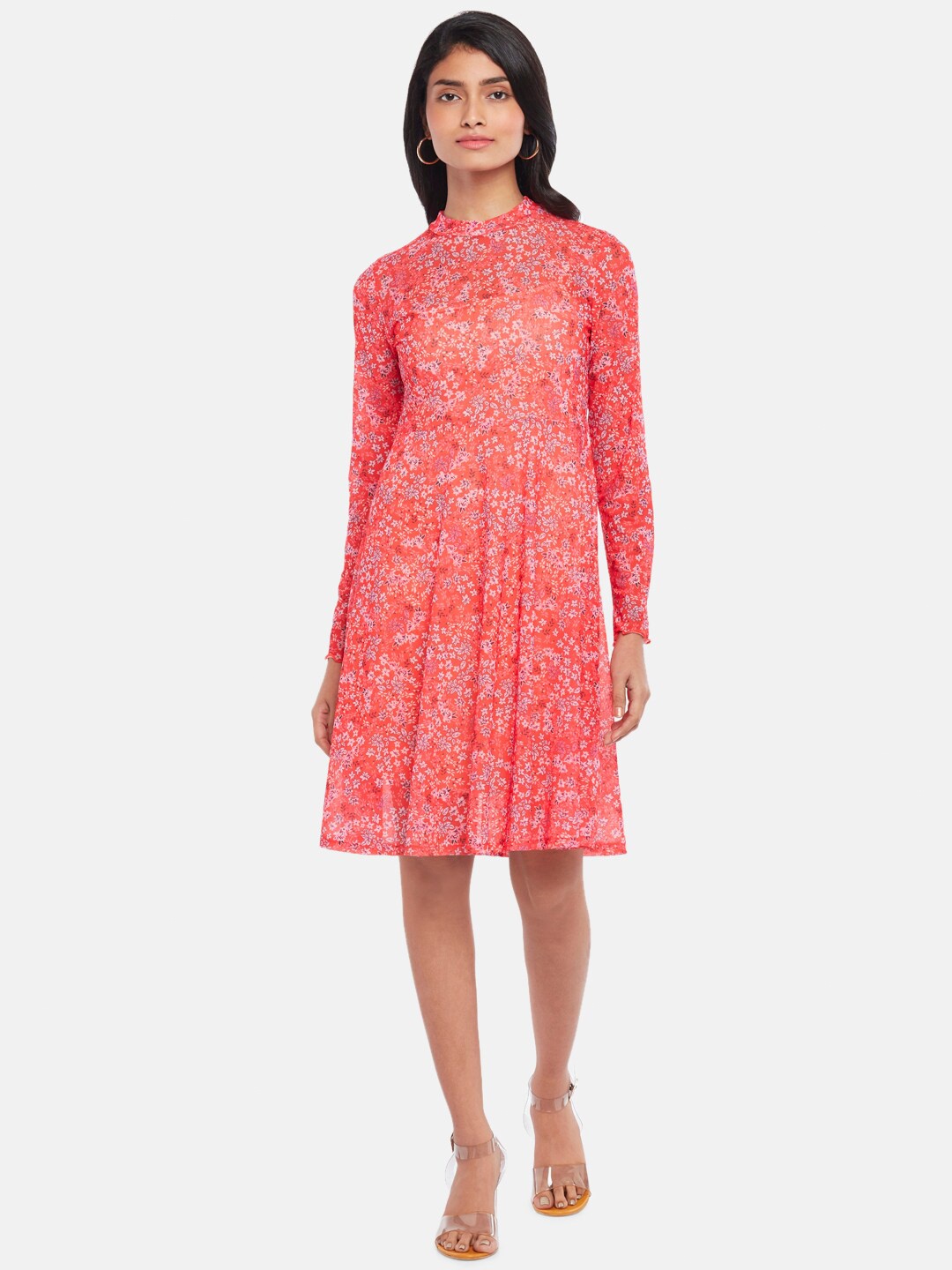 

People Pink Floral Dress