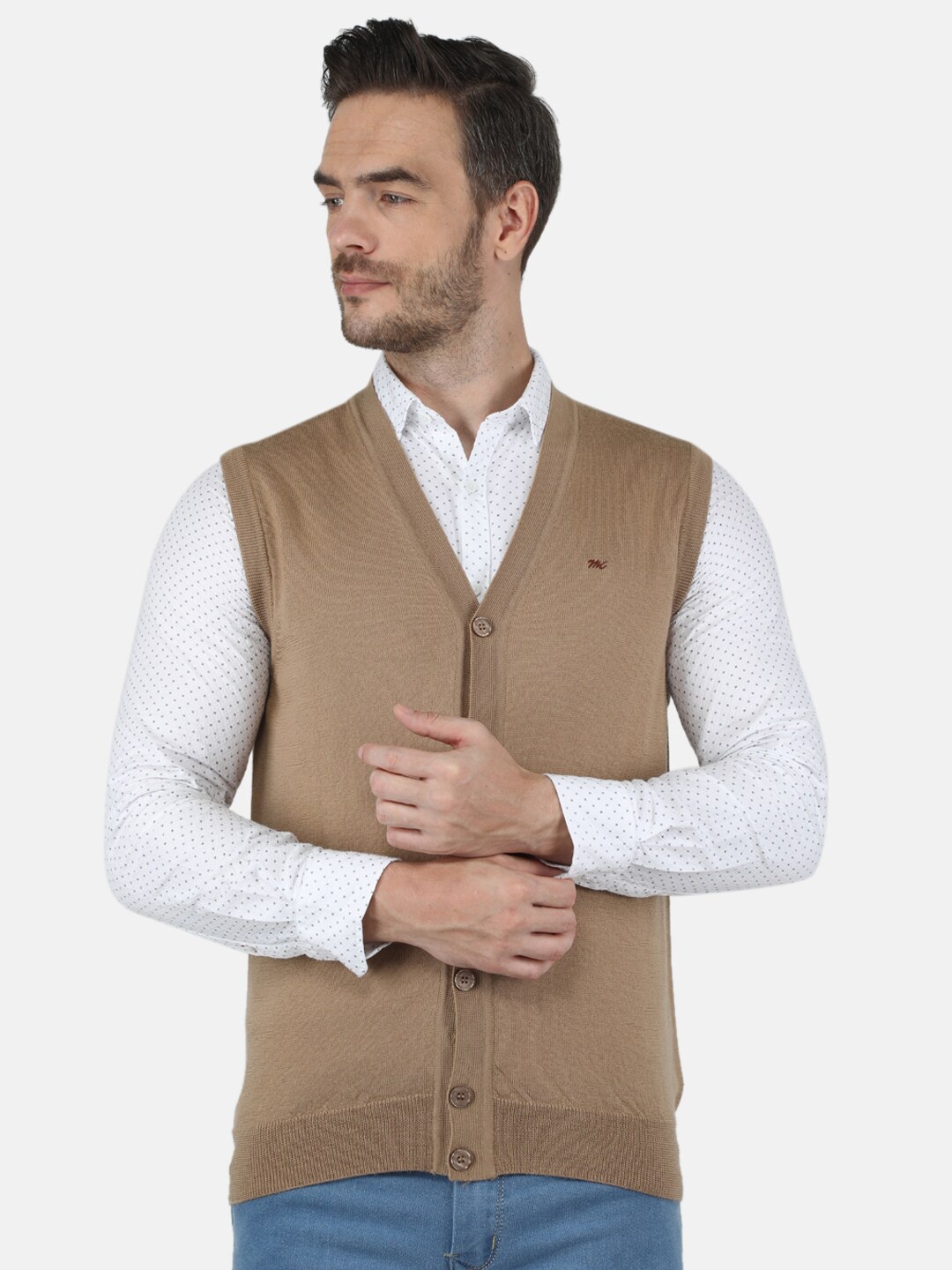 

Monte Carlo Men Beige Cardigan
