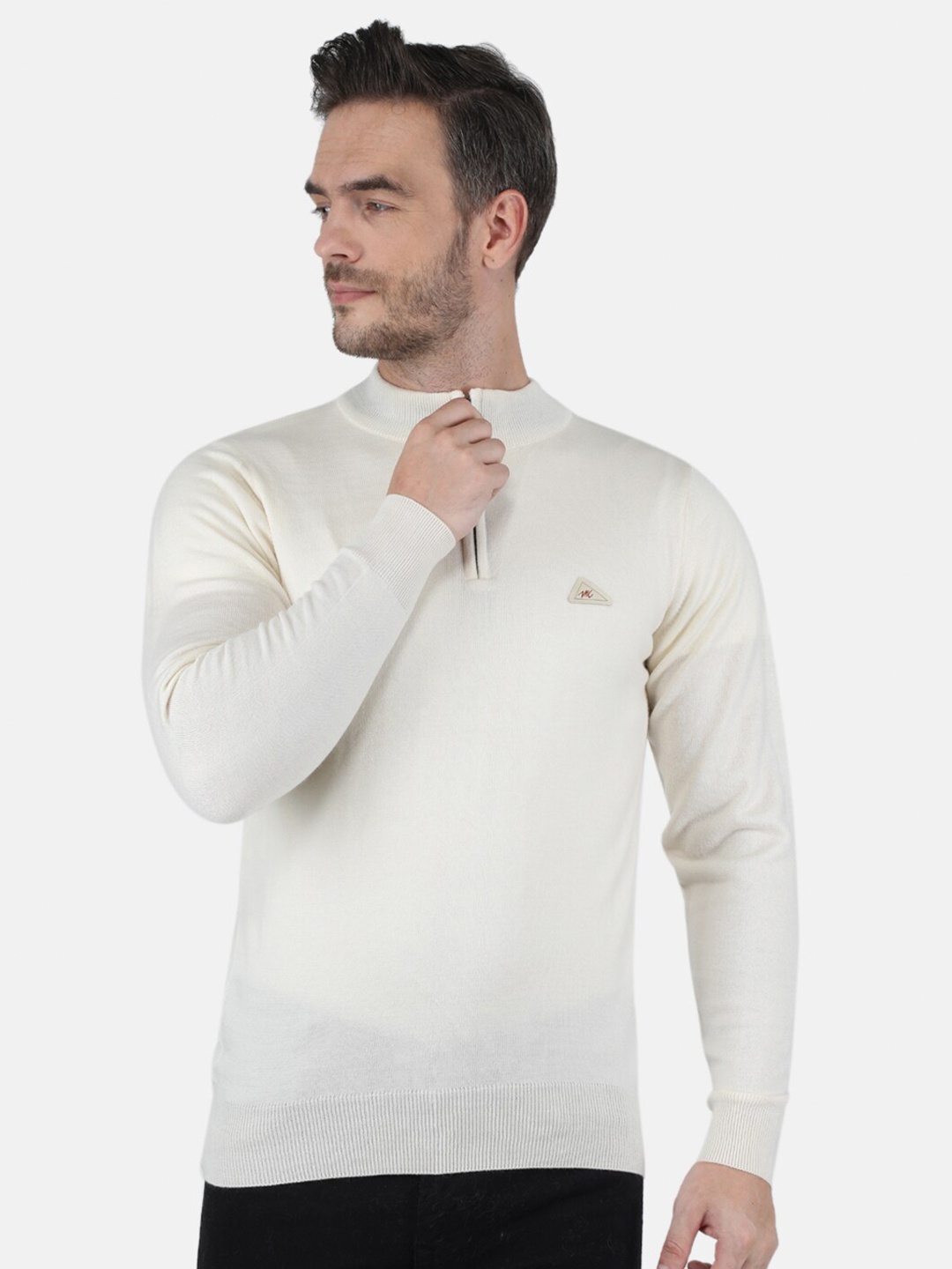 

Monte Carlo Men Off White Pullover Sweater