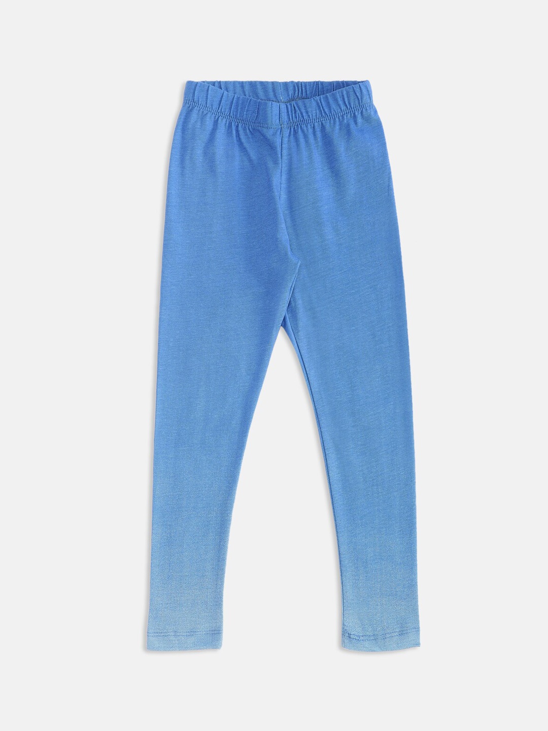 

Pantaloons Junior Girls Blue Solid Ankle-Length Leggings