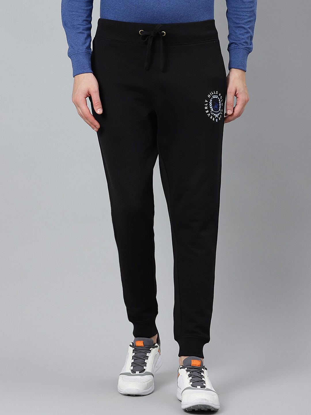

Beverly Hills Polo Club Men Black Solid Cotton Joggers
