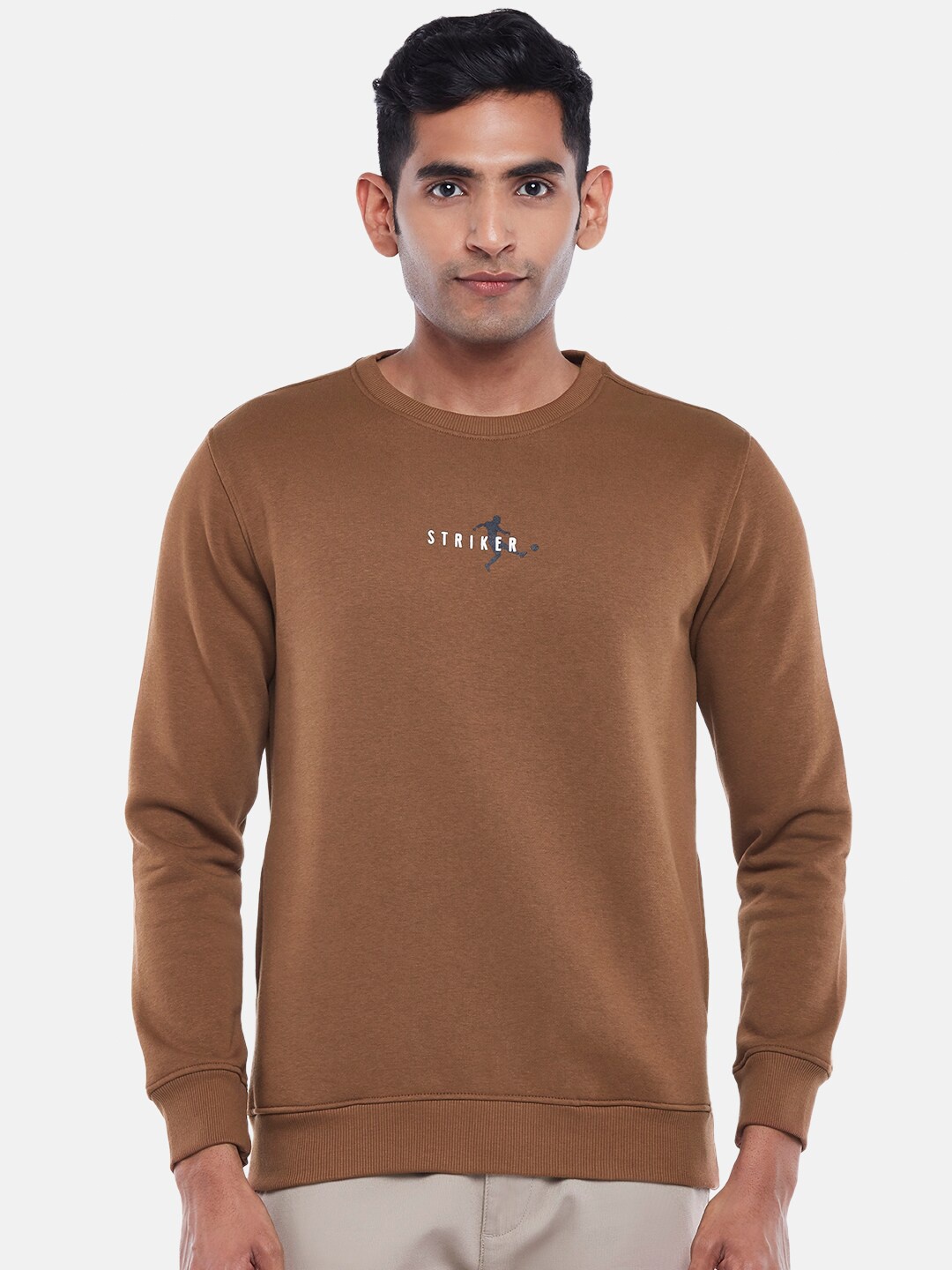 

BYFORD by Pantaloons Men Brown Sweatshirt