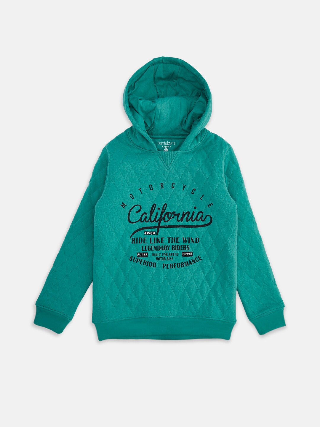 

Pantaloons Junior Boys Blue Printed Sweatshirt