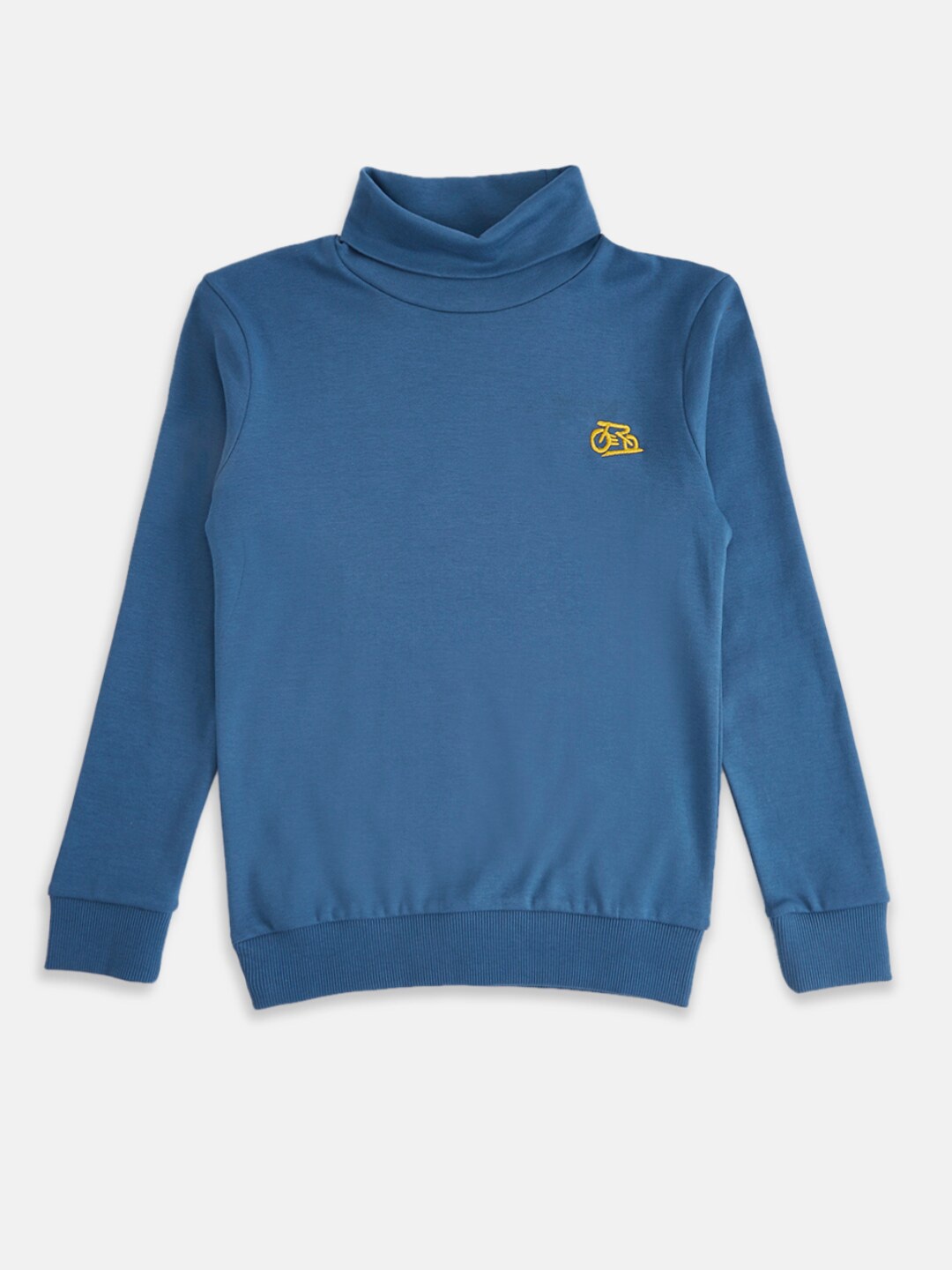 

Pantaloons Junior Boys Blue Solid Sweatshirt