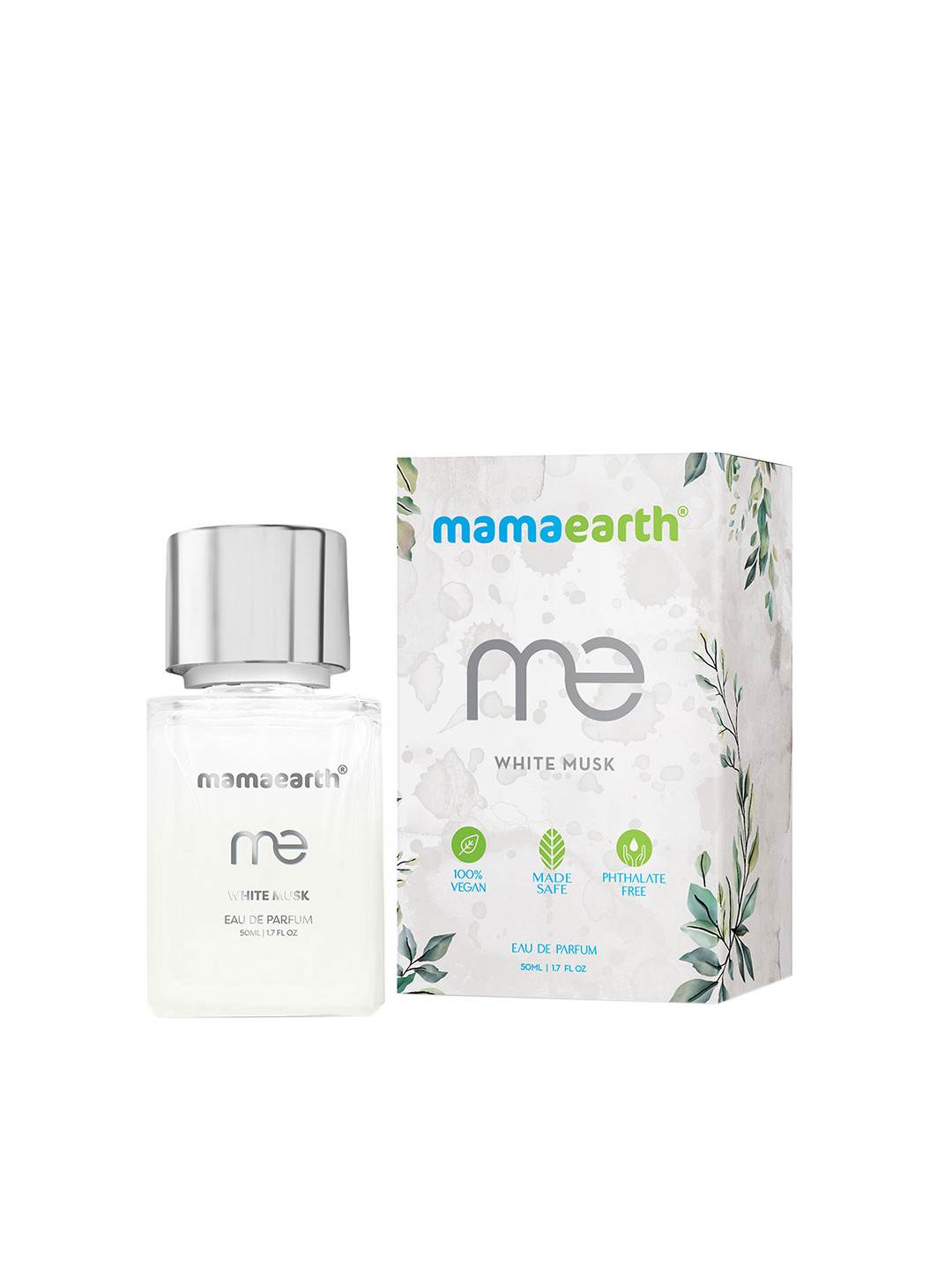 

Mamaearth Women ME White Musk Eau De Parfum For a Fragrance Closest To Your Skin - 50 ml, Transparent