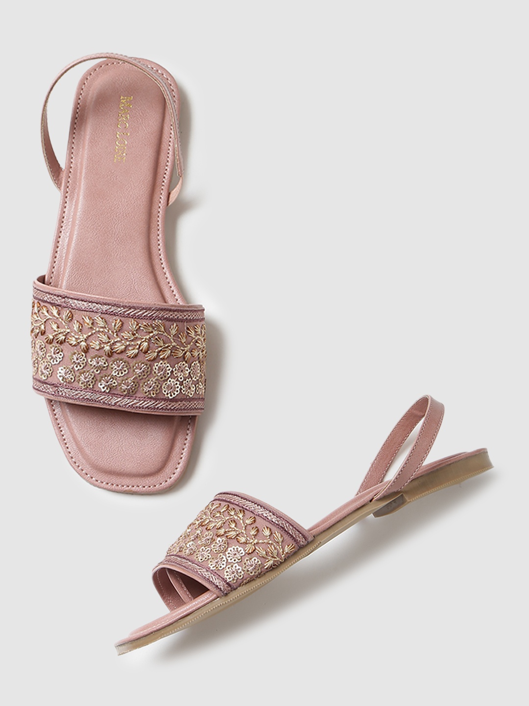 

Marc Loire Women Pink Ethnic Open Toe Flats