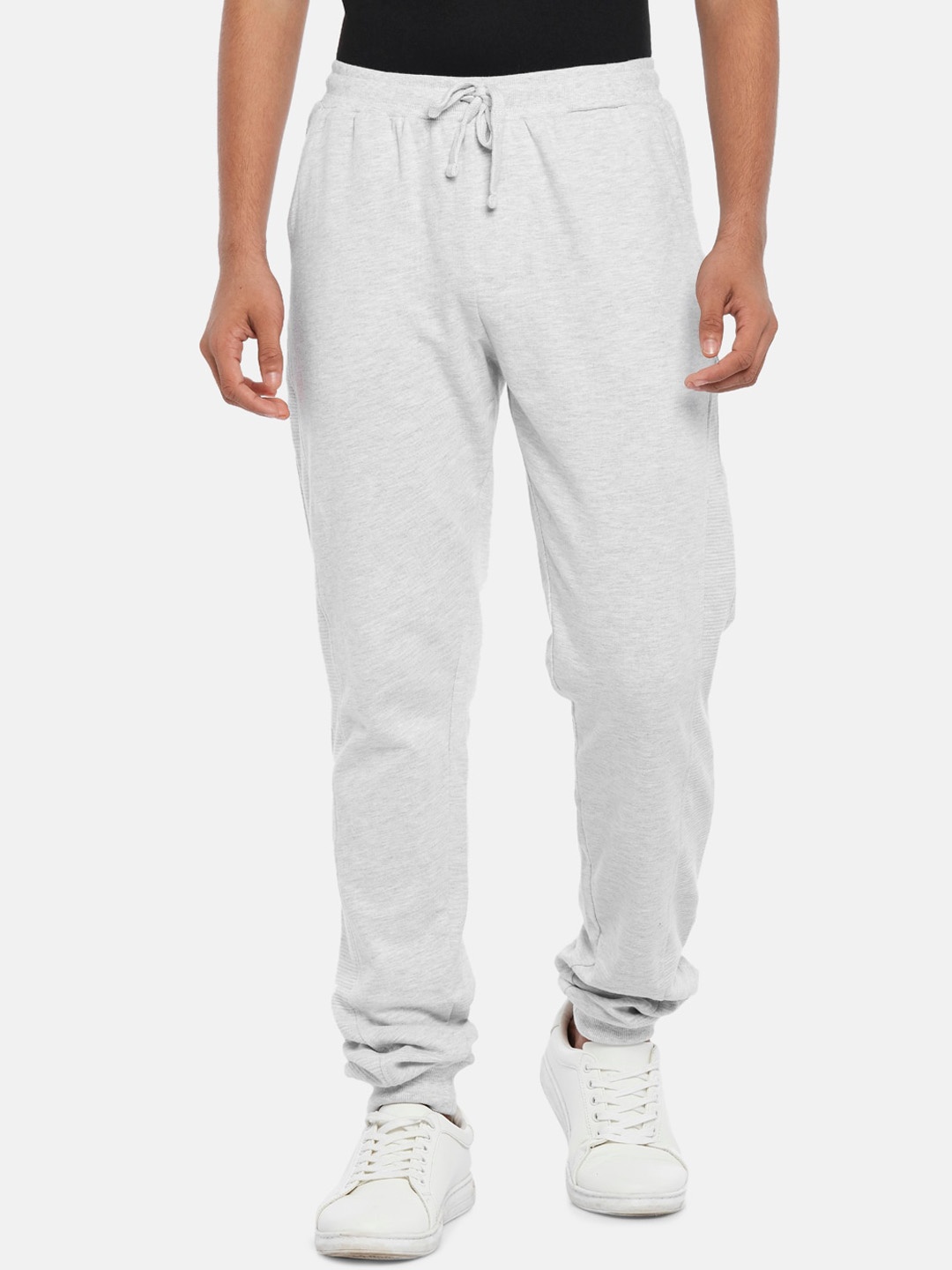 

Coolsters by Pantaloons Boys Grey Solid Cotton Track Pants