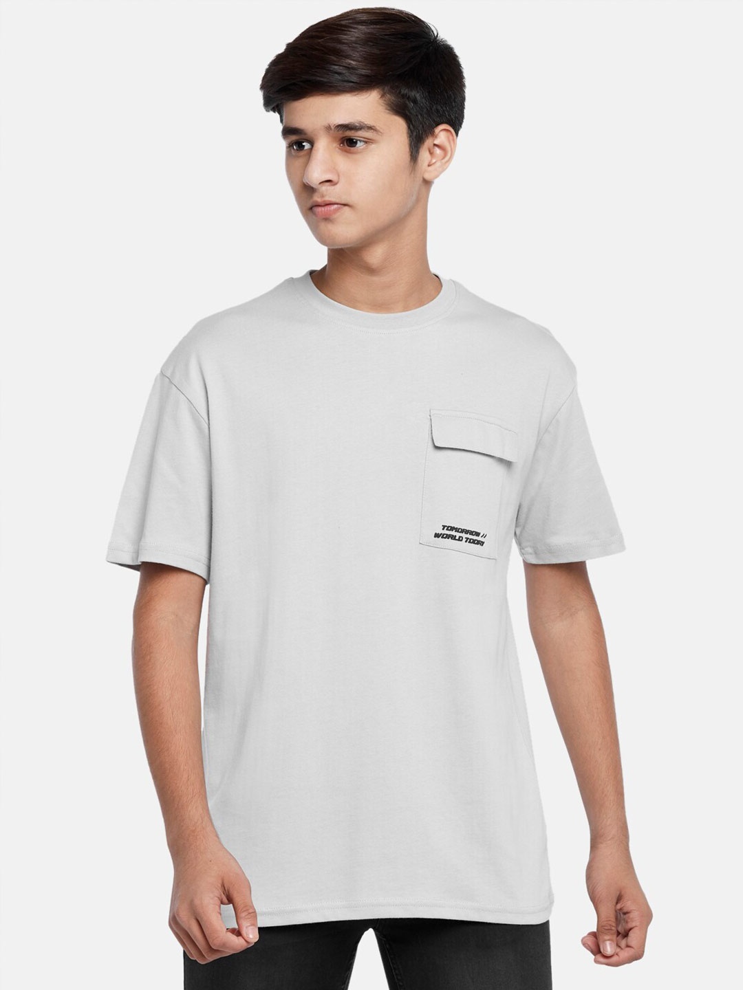 

Coolsters by Pantaloons Boys Grey T-shirt