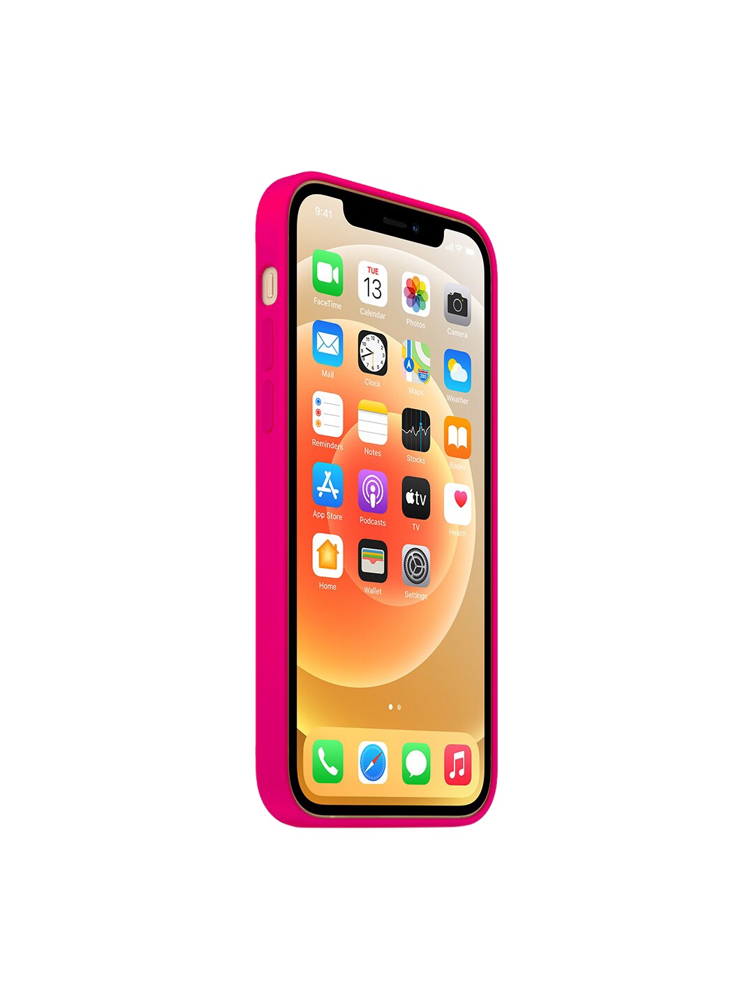 

TREEMODA Pink Solid iPhone 12 Pro Max Back Case