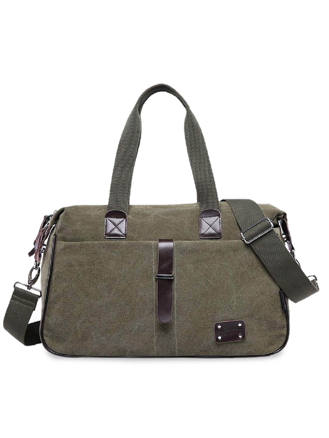 

Goatter Men Green Solid Canvas Medium Duffel Bag