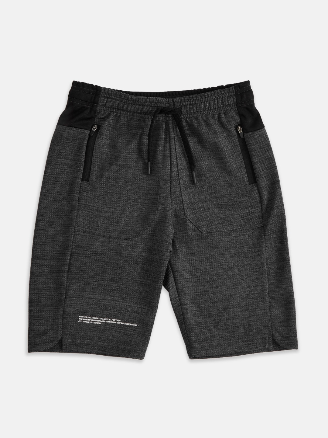 

Pantaloons Junior Boys Grey Solid Regular Fit Cotton Shorts