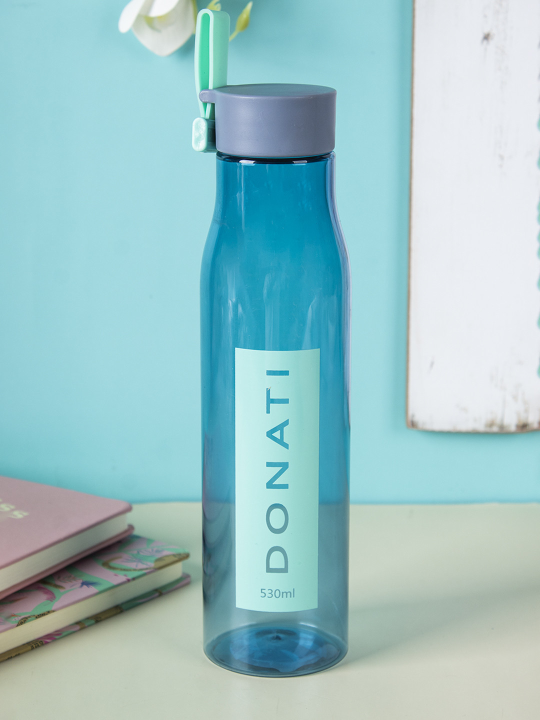 

MARKET99 Blue Solid Water Bottle 530ml