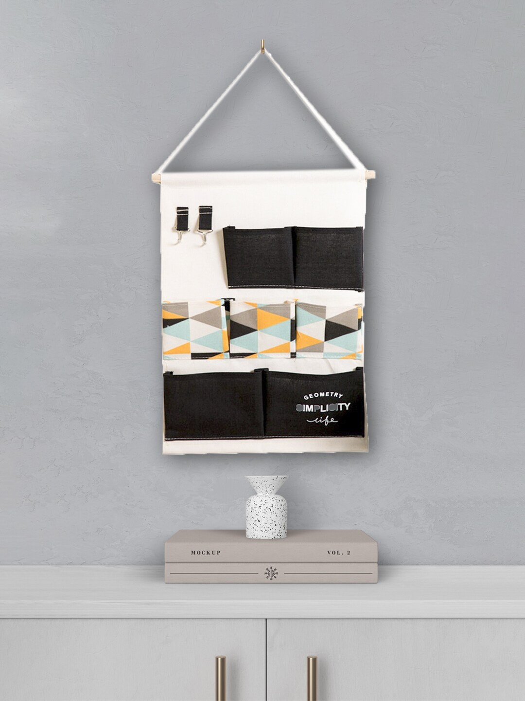 

MARKET99 Black Printed Wall Organisers
