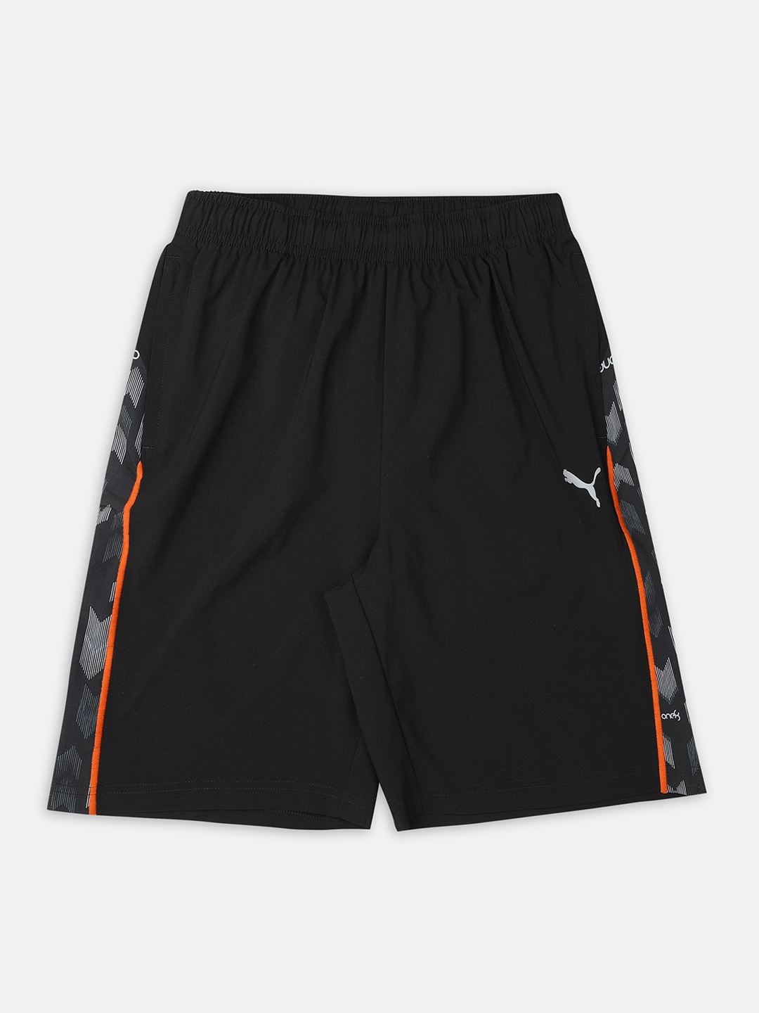 

one8 x PUMA Boys Black VK Shorts B Slim Fit Training or Gym Shorts