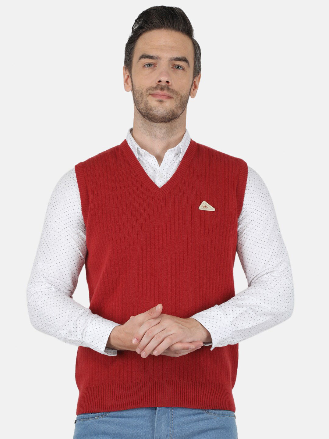 

Monte Carlo Men Rust Sweater Vest