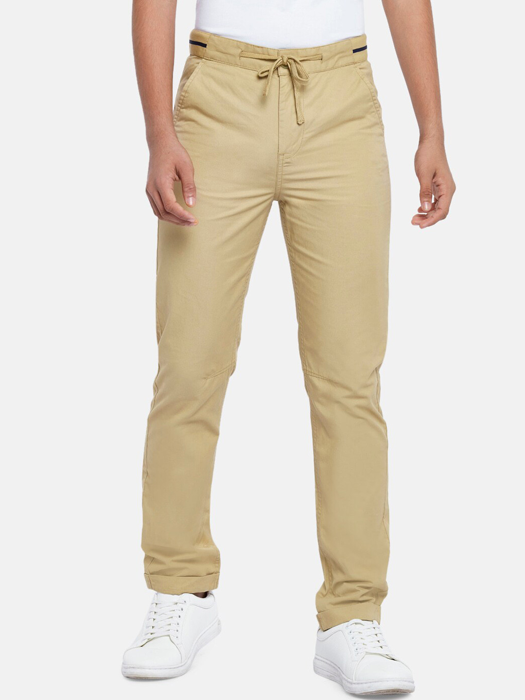 

Coolsters by Pantaloons Boys Beige Solid Trousers
