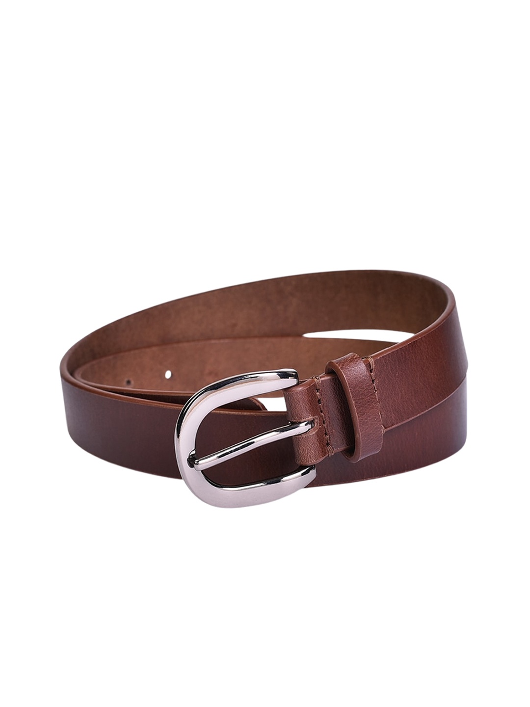 

Belwaba Women Brown Leather Formal Belt
