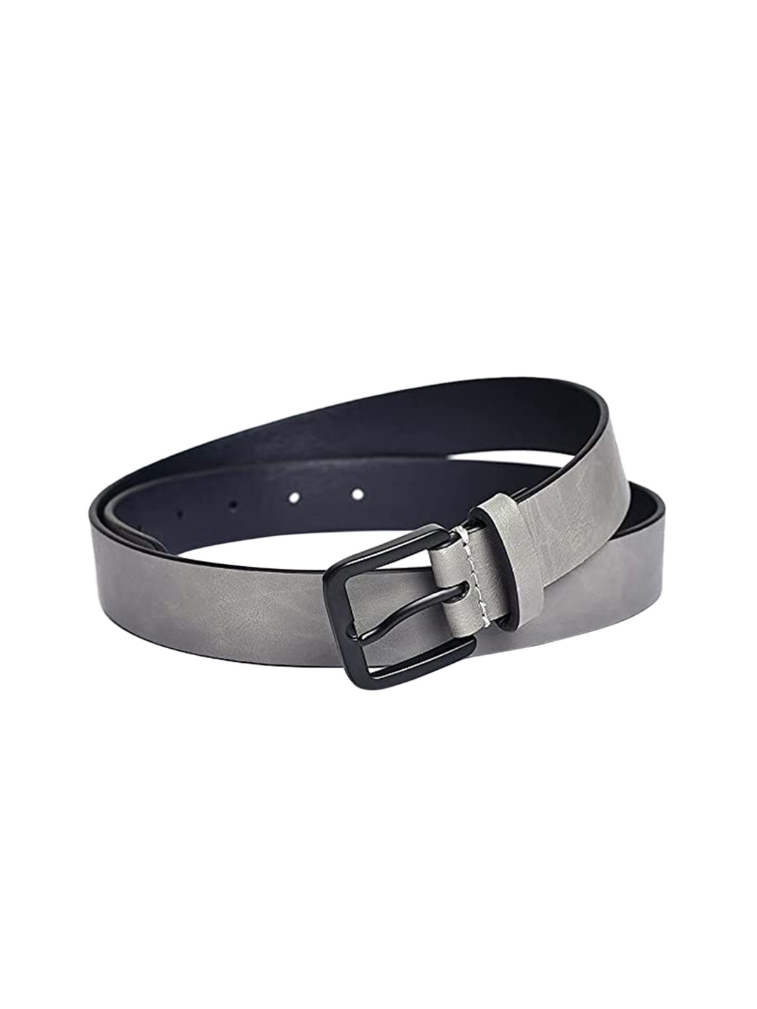 

Belwaba Women Grey Leather Belt