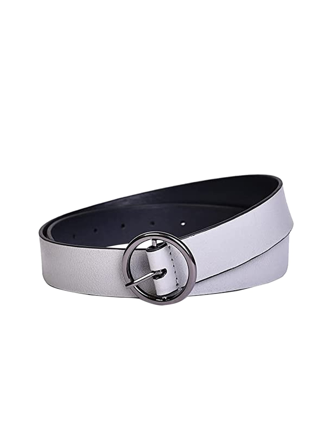 

Belwaba Women Grey Textured Formal Belt