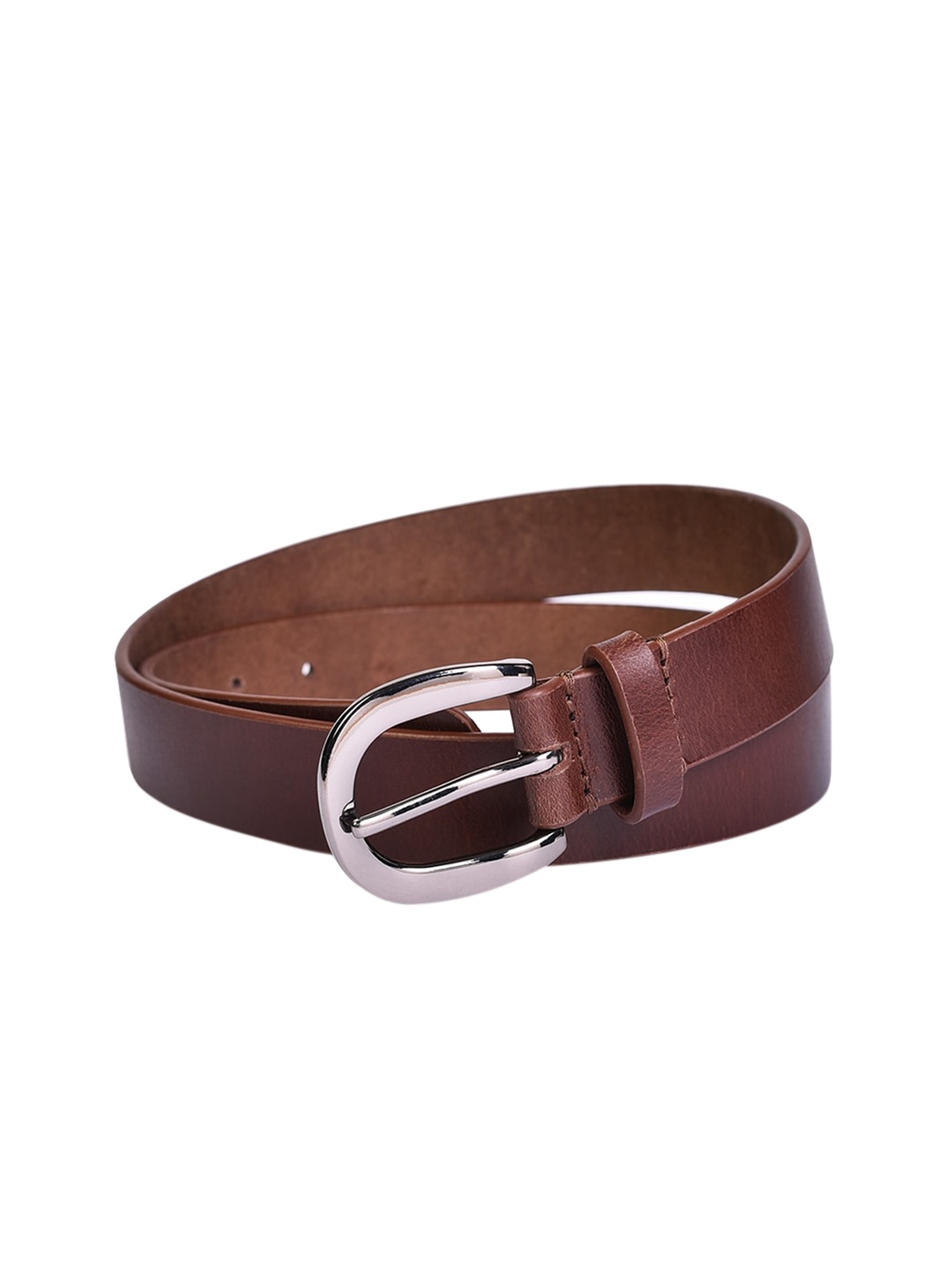 

Belwaba Women Brown Leather Formal Belt