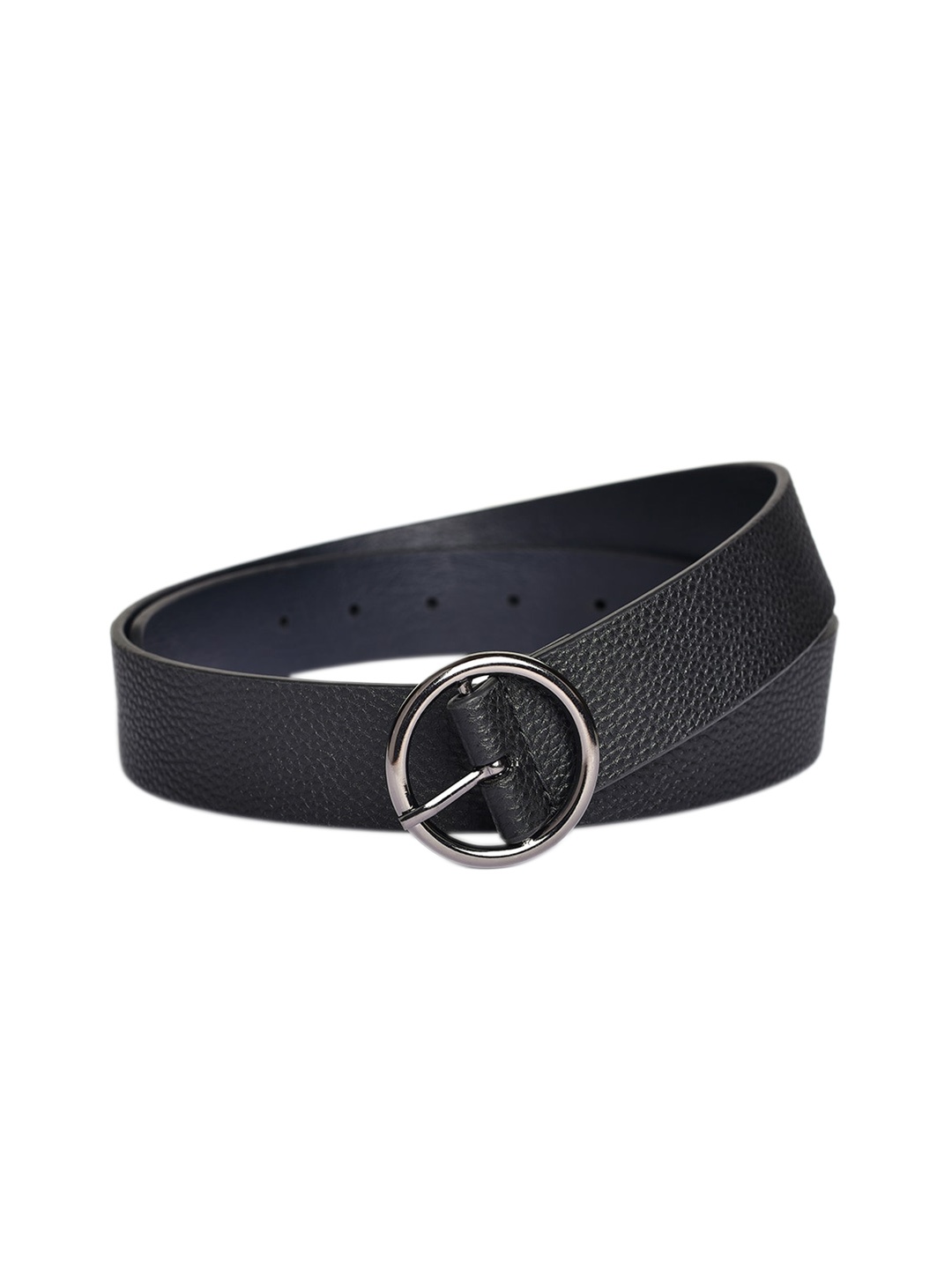 

Belwaba Women Black Textured Formal Belt