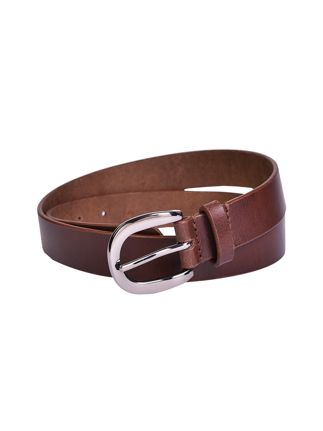 

Belwaba Women Brown Leather Formal Belt