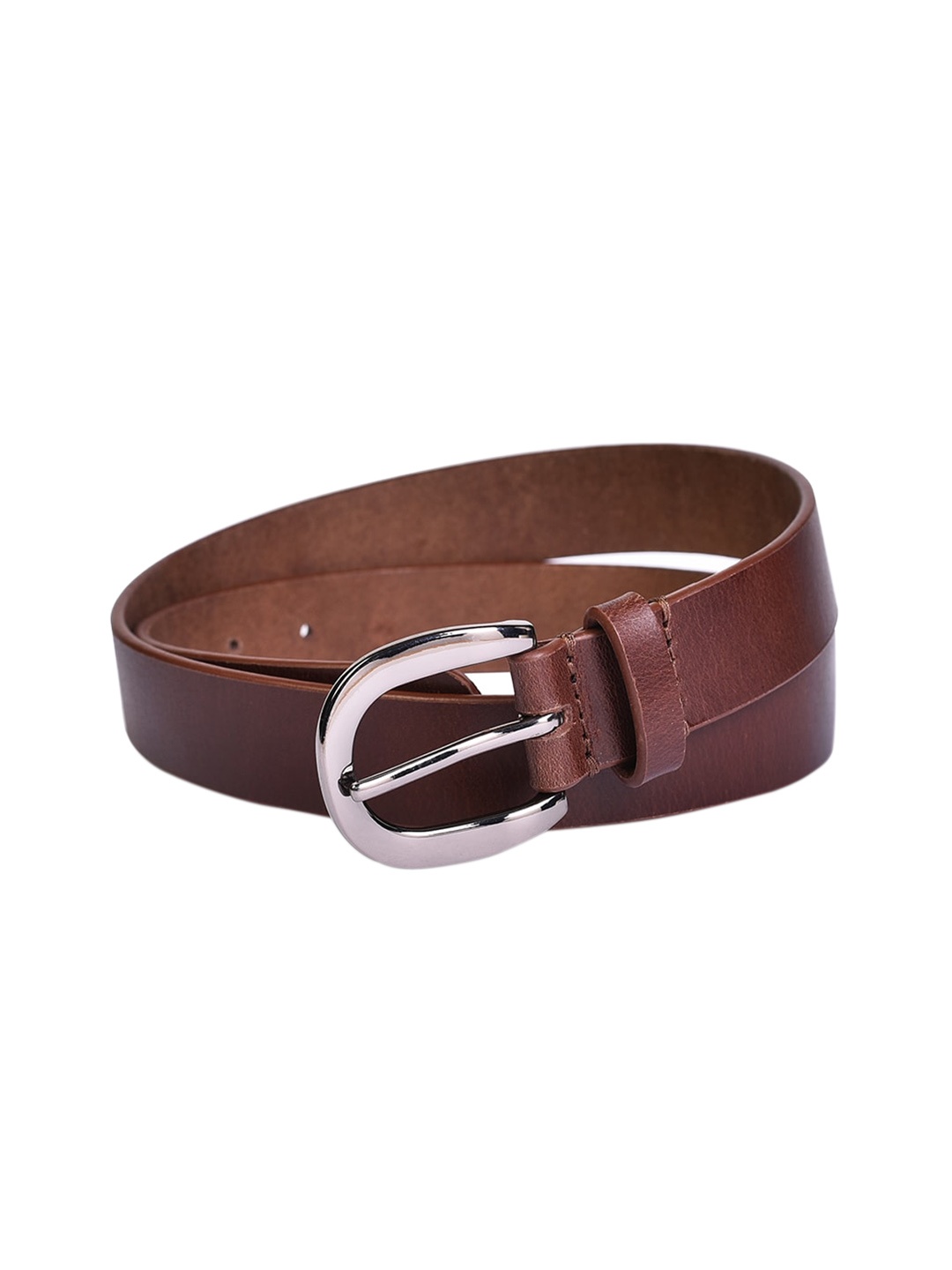 

Belwaba Women Brown Leather Formal Belt