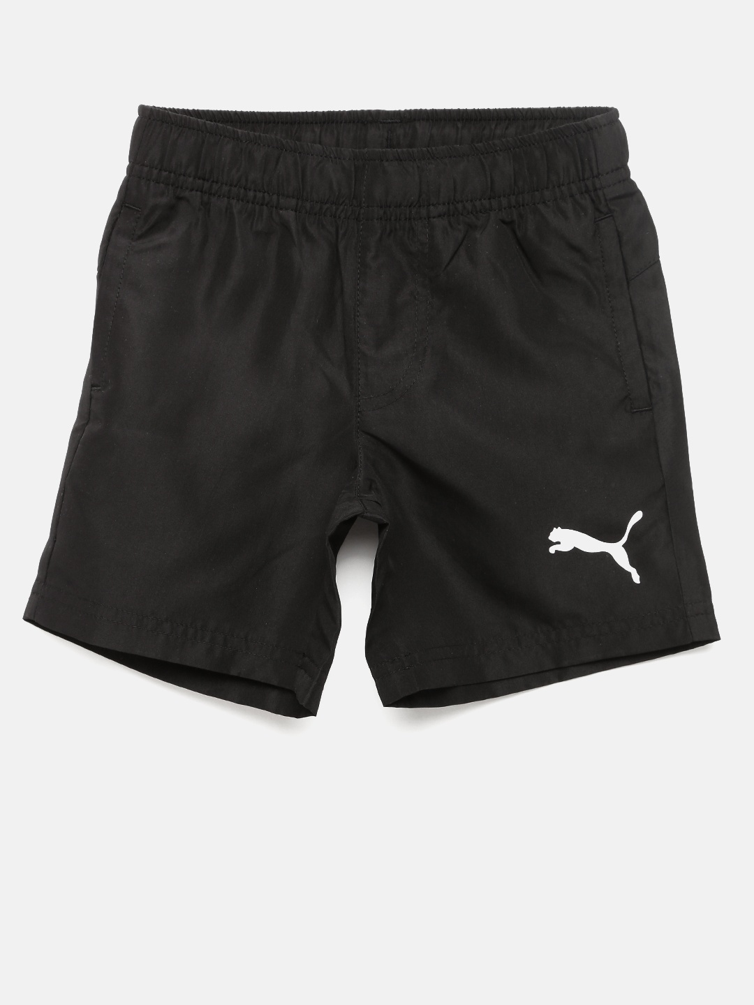 

Puma Boys Black Solid ESS 5 Shorts