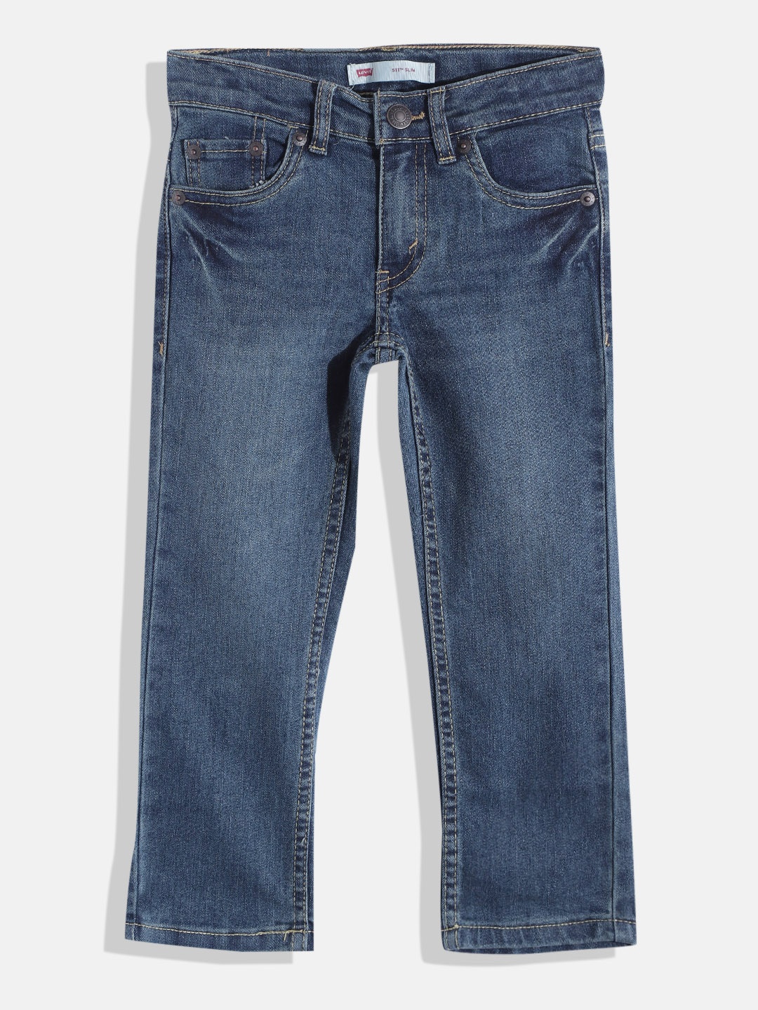 

Levis Boys Blue Slim Fit Light Fade Stretchable Jeans