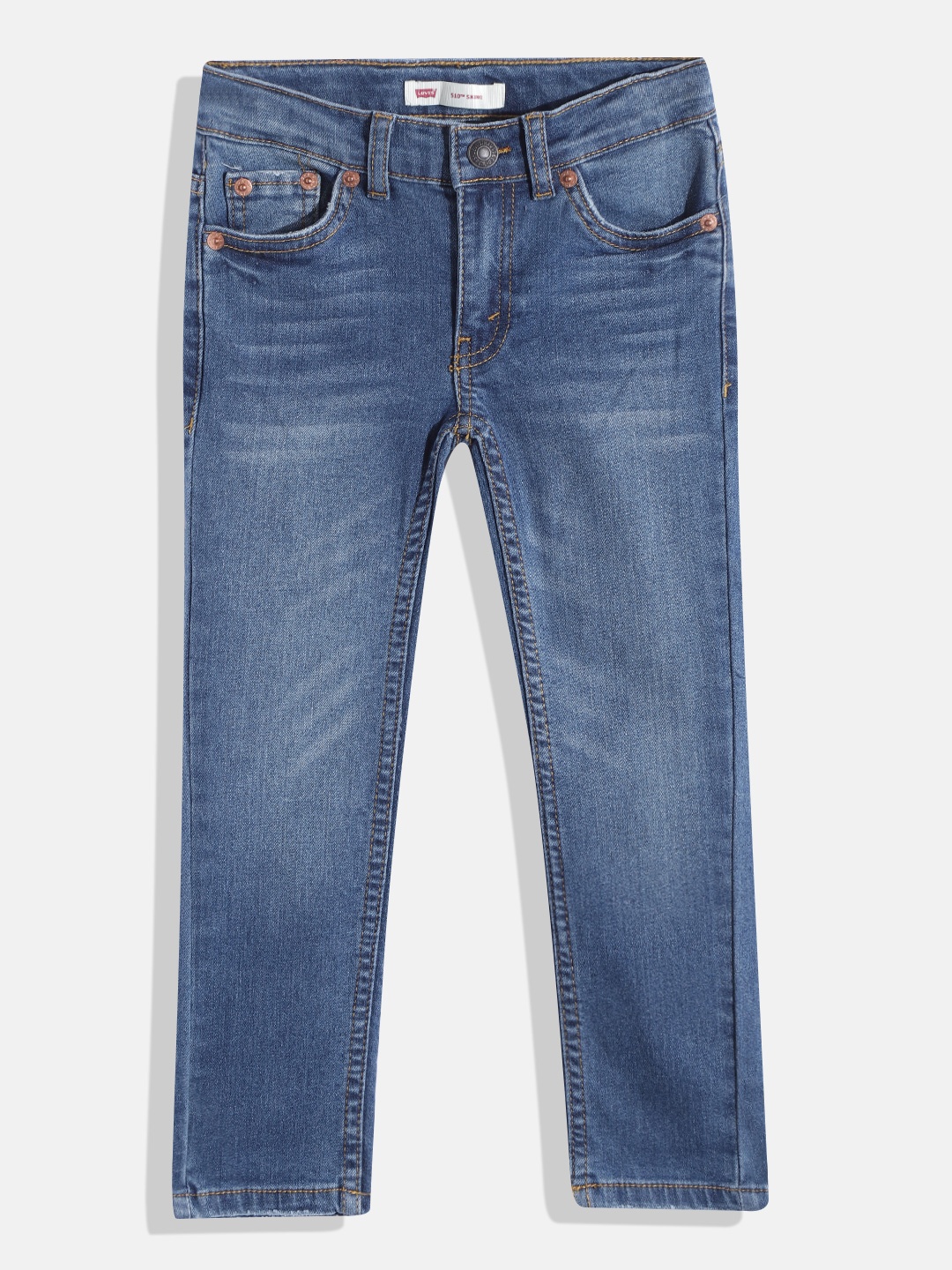 

Levis Boys Blue Skinny Fit Light Fade Stretchable Jeans
