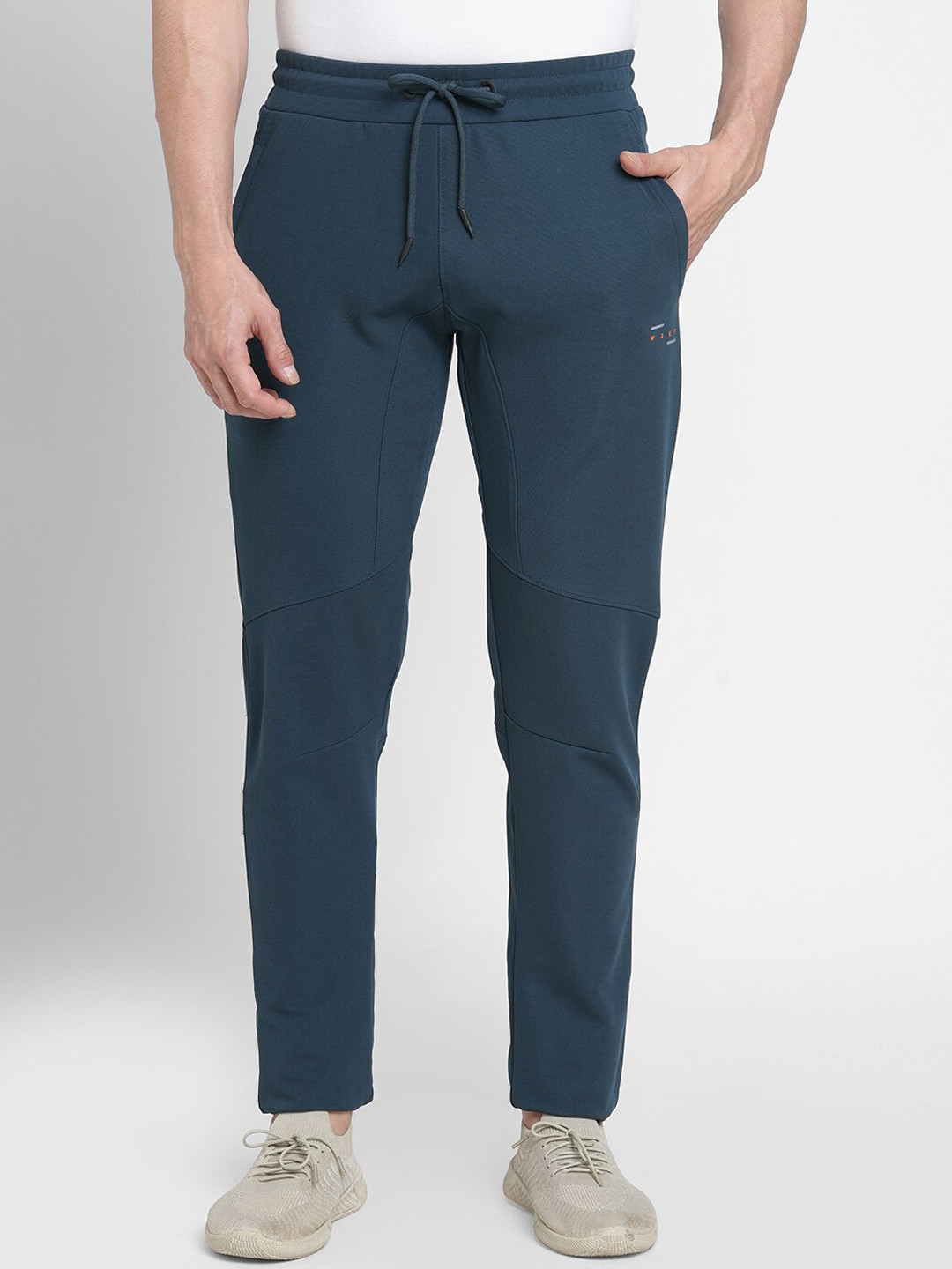 

Sweet Dreams Men Blue Solid Slim-Fit Track Pants