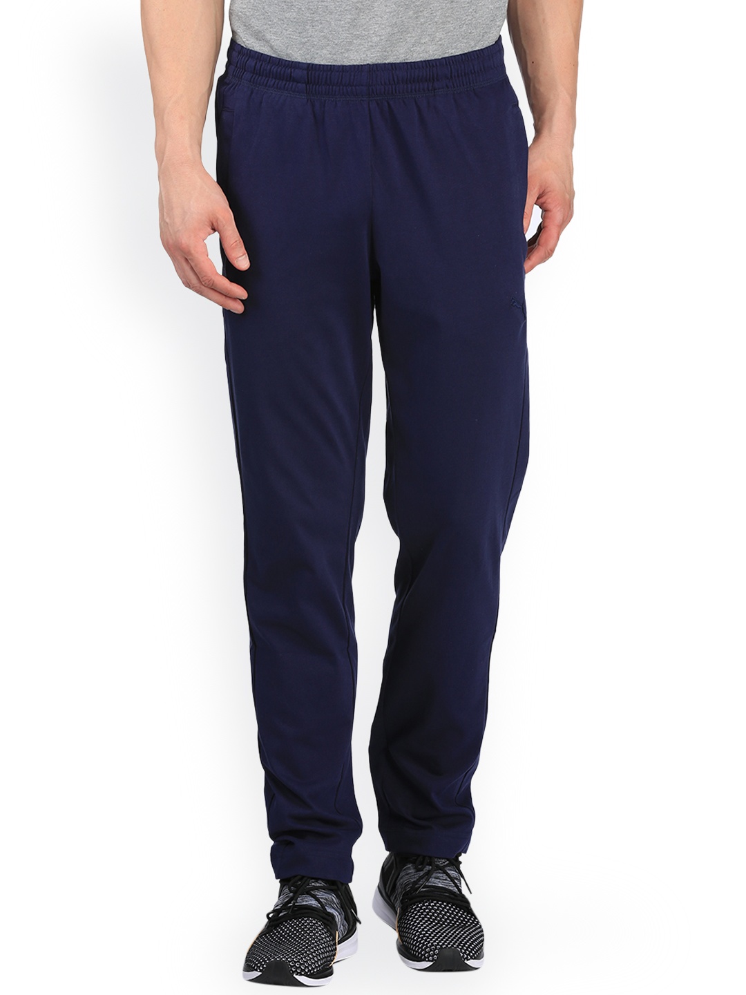 

Puma Men Blue Zippered Jersey Pants