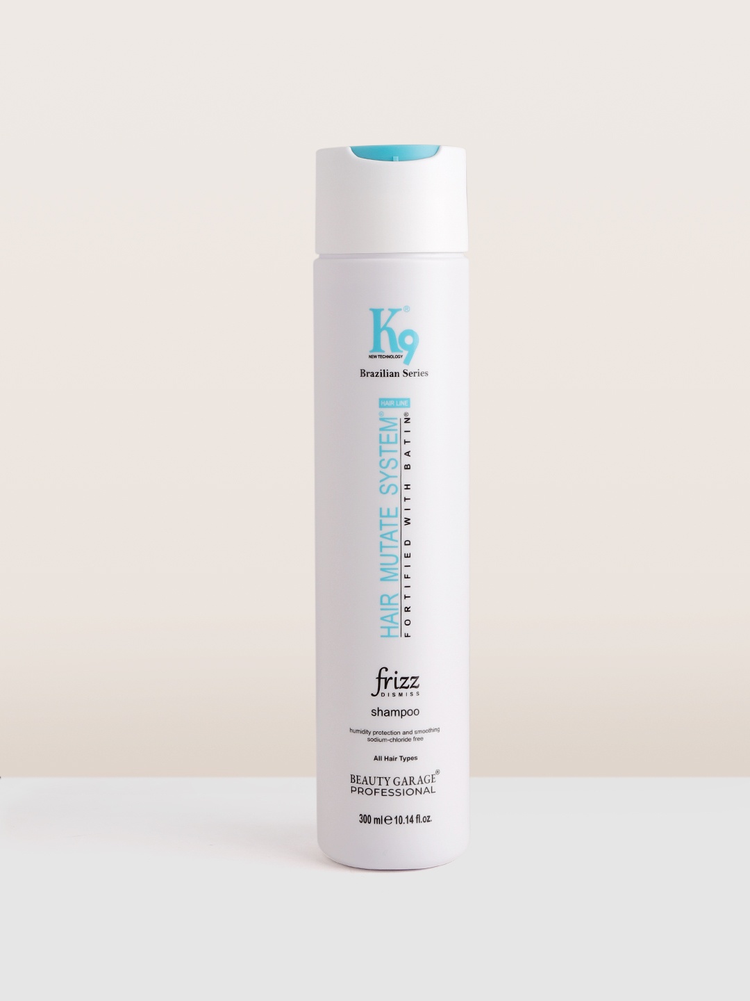 

Beauty Garage K9 Frizz Dismiss Shampoo with Babassu Oil for Smooth & Shiny Hair - 300ml, White