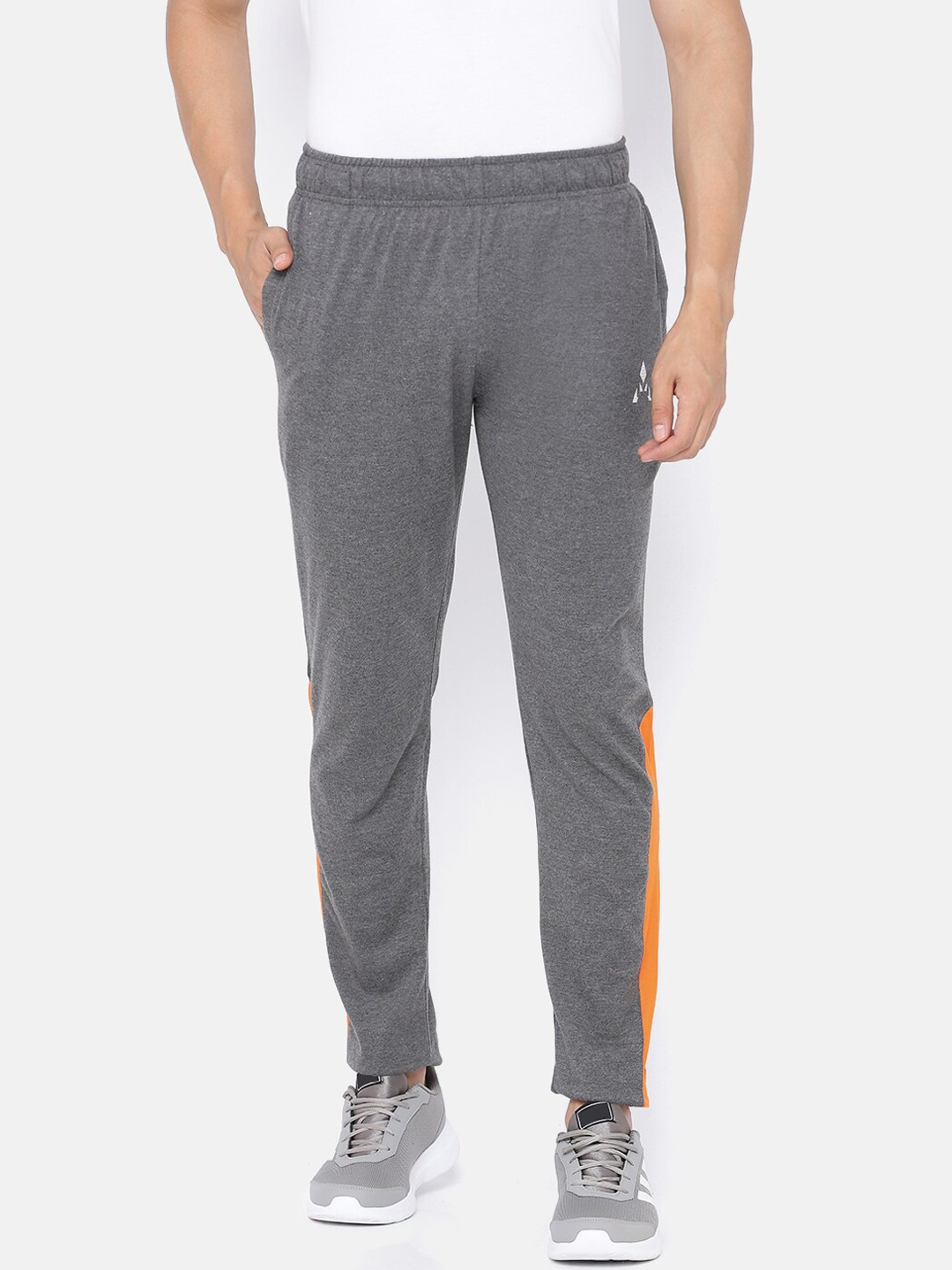 

ACTIMAXX Men Grey Solid Cotton Track Pants