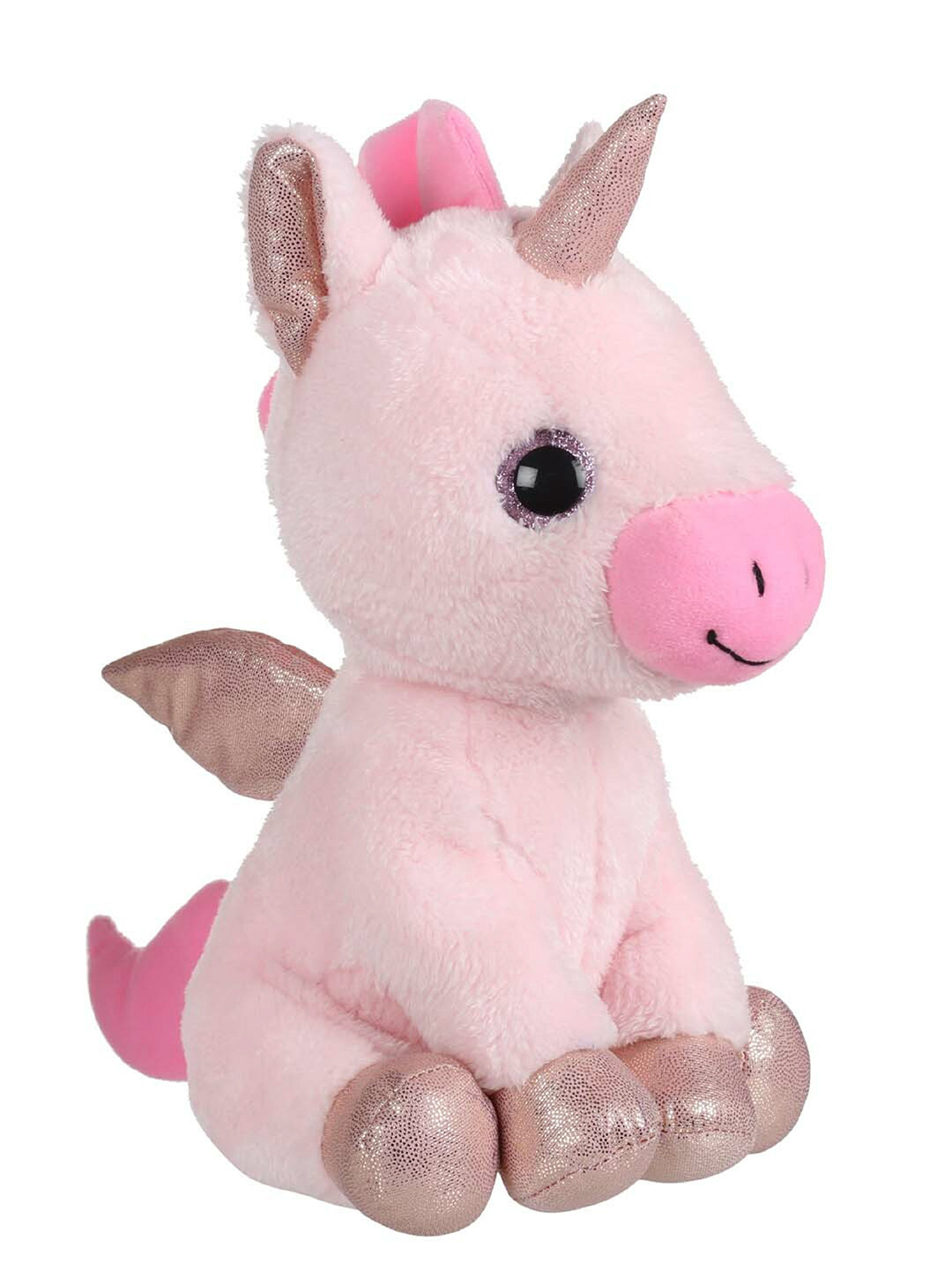 

Mirada Kids Pink Unicorn With Glitter Horn Soft Toy
