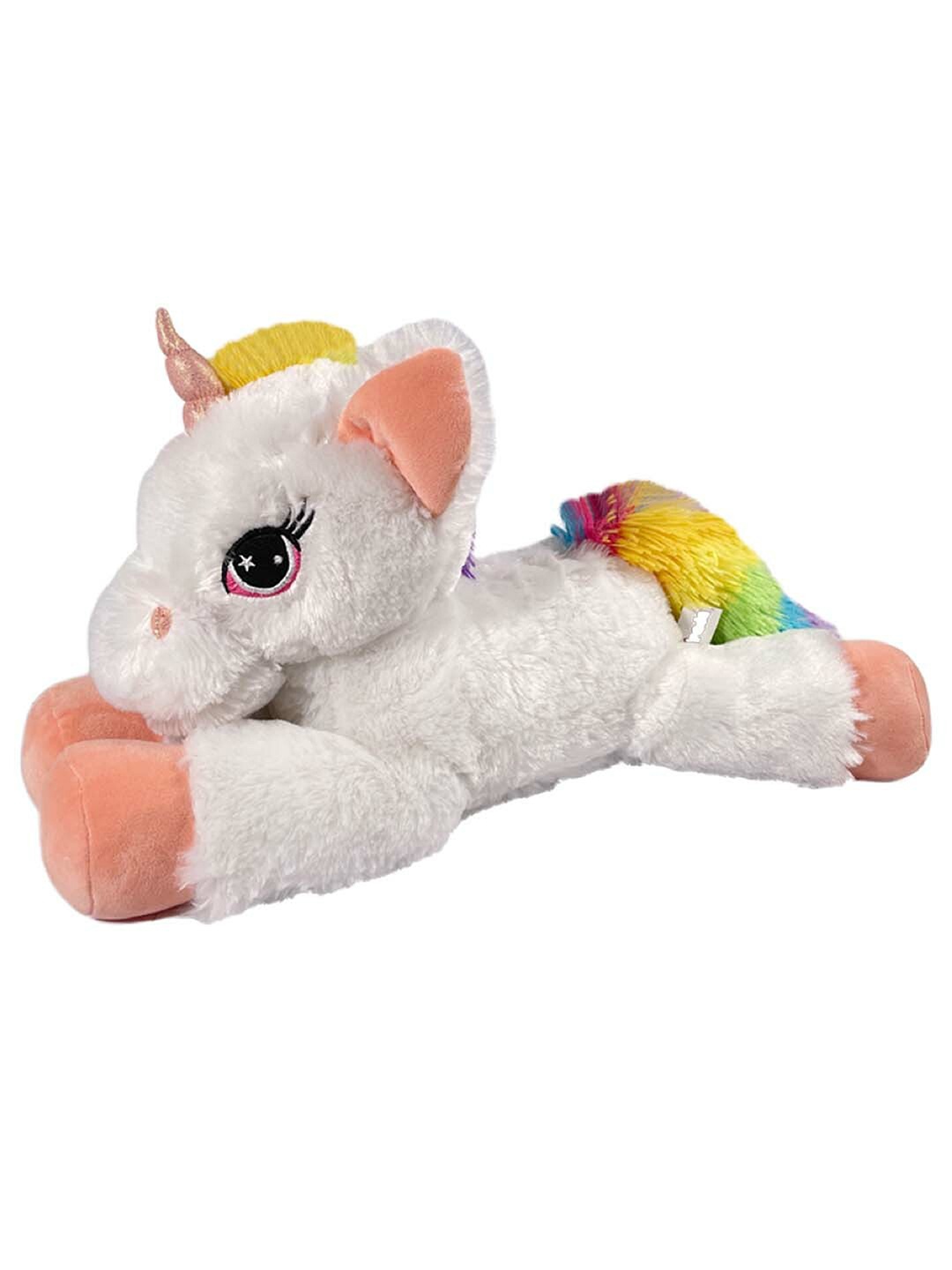 

Mirada Infants White & Orange Textured Floppy Unicorn Soft Toys