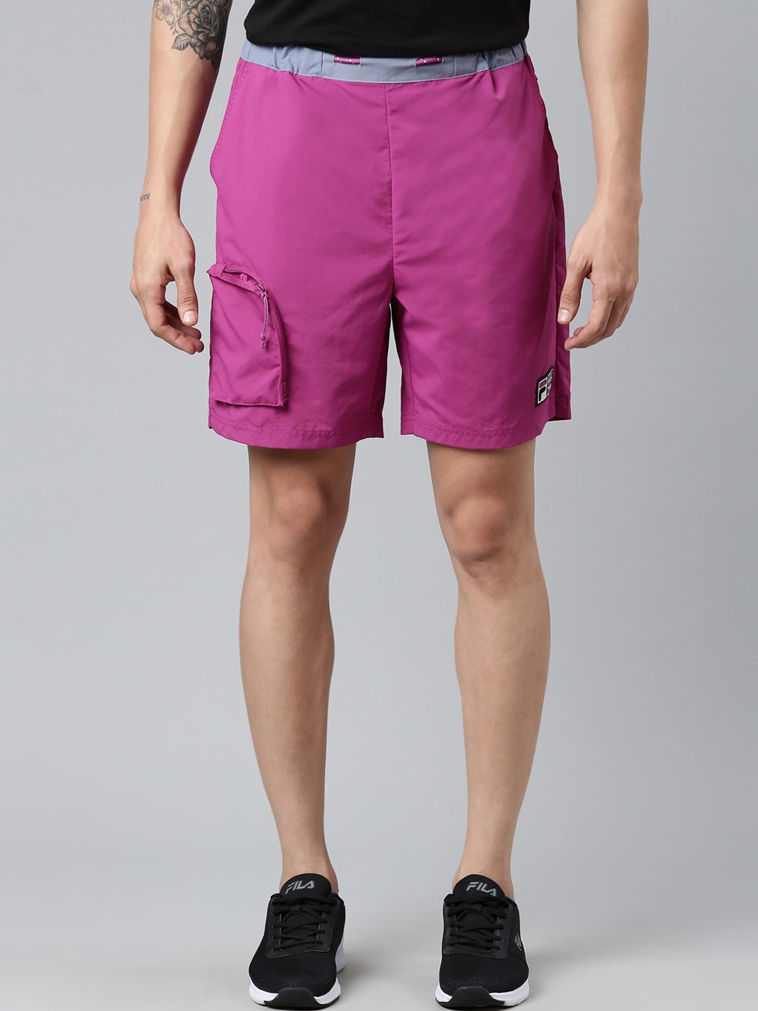 

FILA Men Purple Sports Shorts