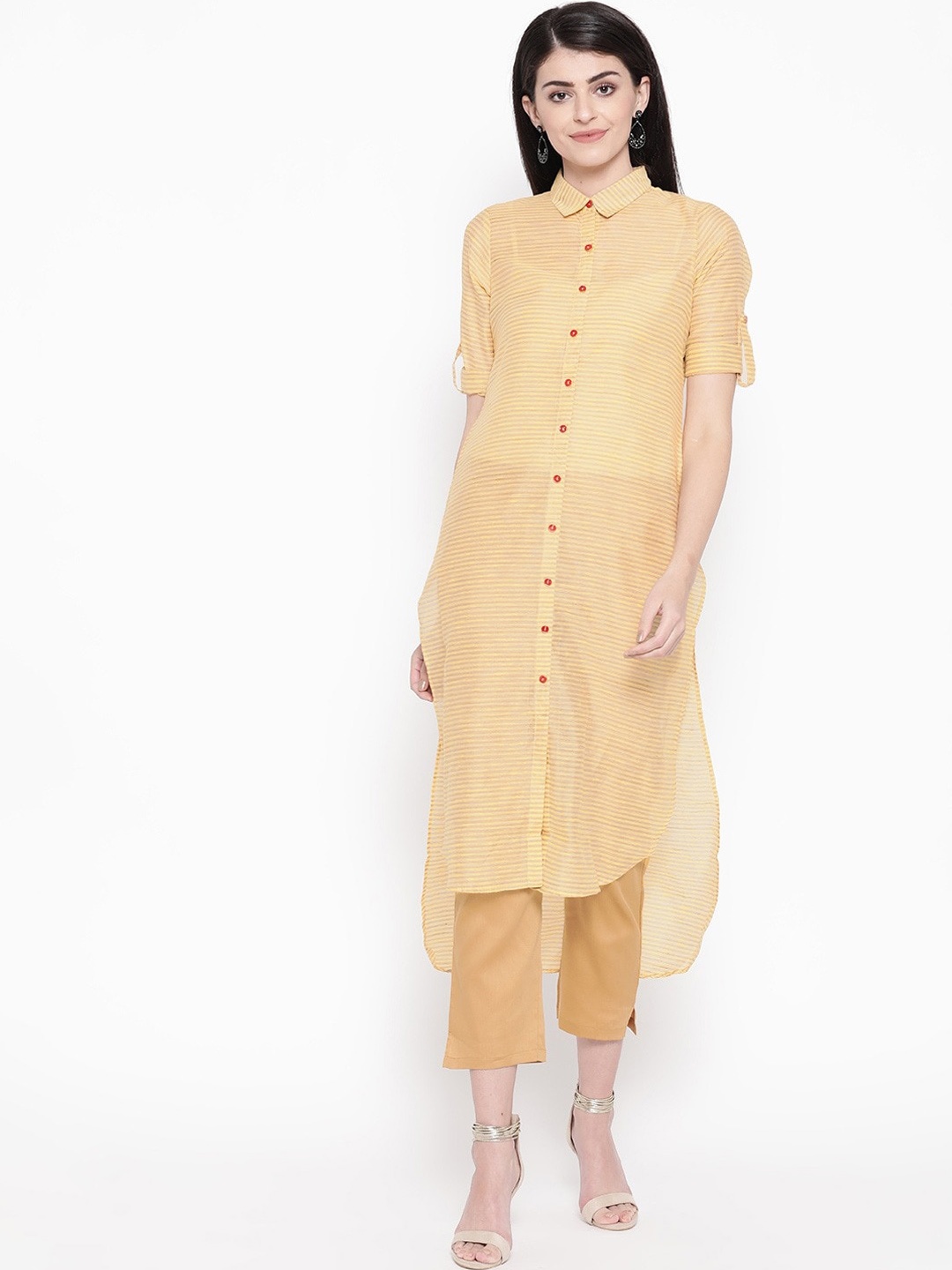 

Be Indi Women Yellow Kurta