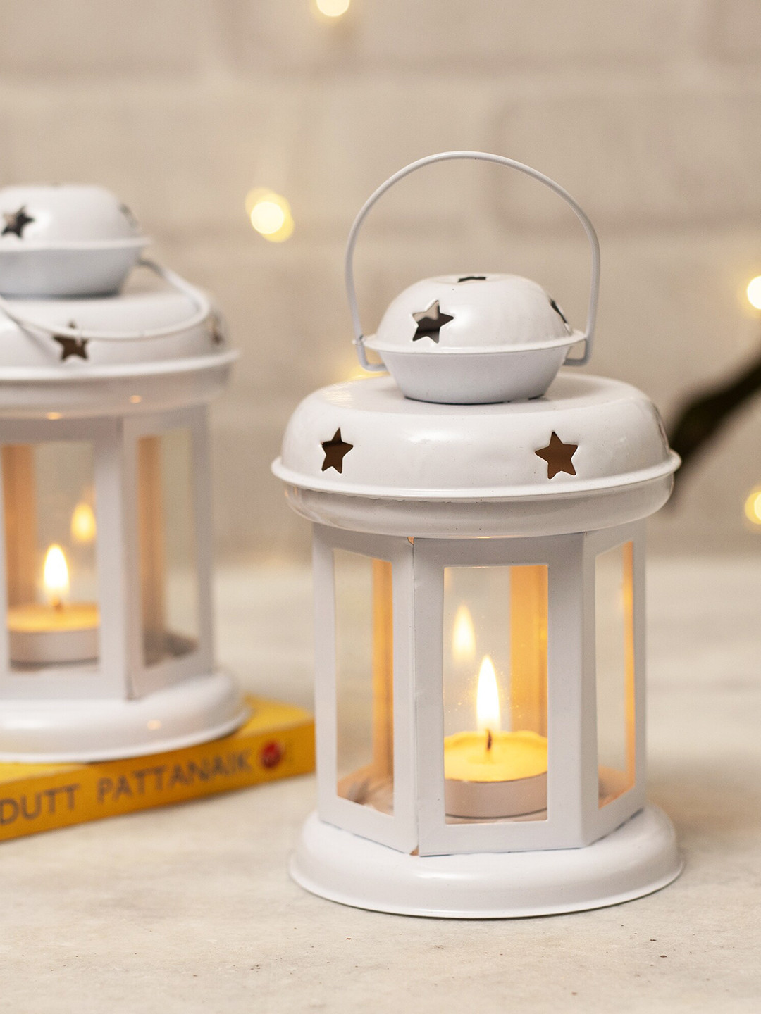

Homesake White Solid Tea-light Holders