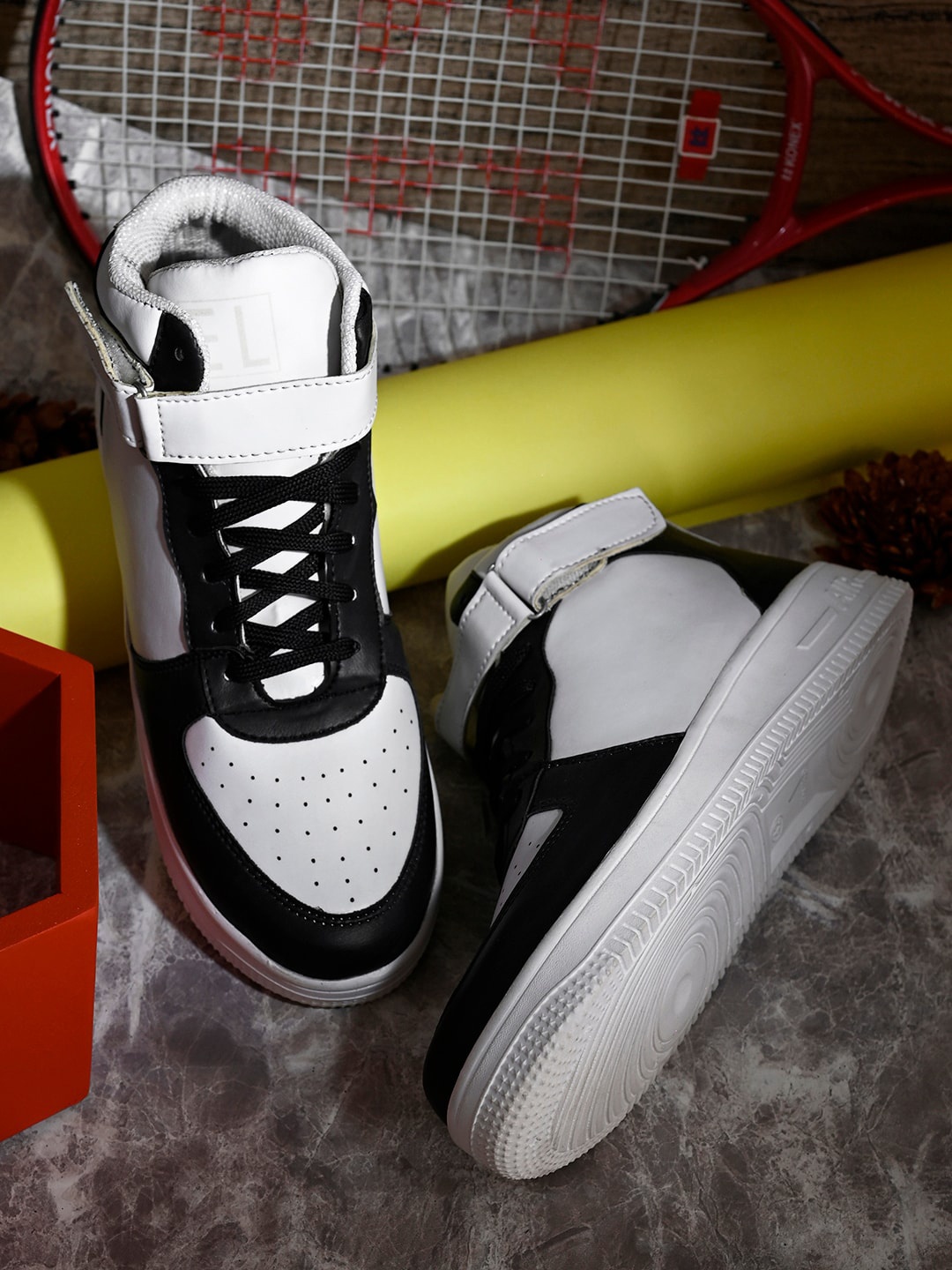 

Killer Men Black Colourblocked Synthetic Lace-Ups Sneakers